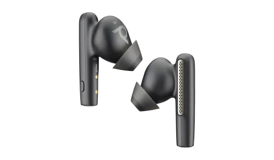 Poly Voyager Free 60 - Écouteurs USB-C certifié pour Microsoft Teams avec étui de chargement, noir