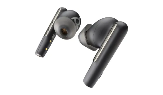 Poly Voyager Free 60 - Écouteurs USB-C certifié pour Microsoft Teams avec étui de chargement, noir