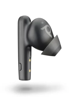 Poly Voyager Free 60+ Écouteurs USB-C avec boîtier de recharge à écran tactile pour Microsoft Teams, noir