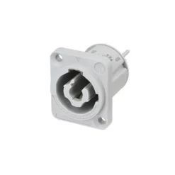 Prise encastrable PowerOut Neutrik NAC3MPXXB, gris