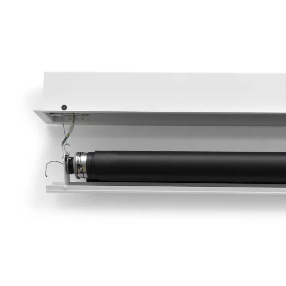 Projecta Ecran de projection encastrable Tensioned DescenderPro Electrol, 300x 191cm, 16:10 blanc mat