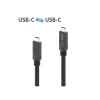 PureLink Câble USB-C coaxial micro USB4 Gen2 haut de gamme PI6600-030, 3 m