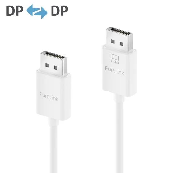 Purelink IS2020-030 Câble DisplayPort vers DisplayPort 4k 3 m, blanc