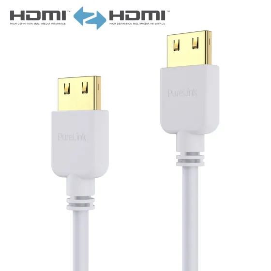 Purelink PI0501-005 Câble HDMI SuperThin 0,5 m, blanc