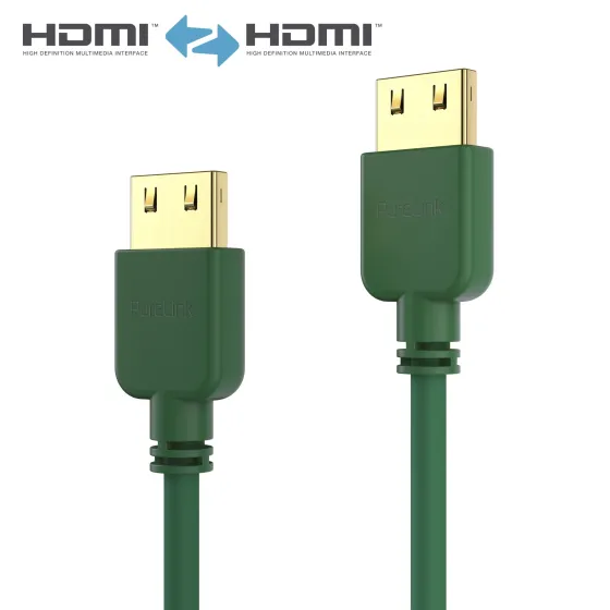 Purelink PI0503-015 Câble HDMI SuperThin 1,5 m, vert