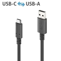 PureLink PI6100-030 Câble USB v3.2 USB-C / USB-A, 3 m