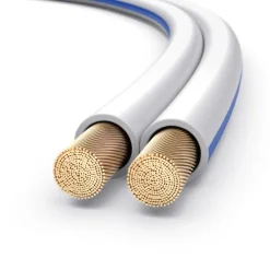 PureLink SE-SP001-100 Câble d'enceinte OFC 2x1,50mm² (0,10mm), 100 m, blanc