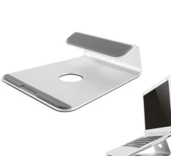 Rehausseur de bureau Neomounts NSLS025 pour ordinateur portable - 10"-17", argenté