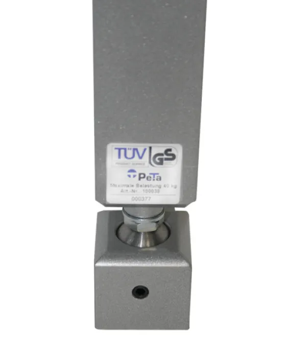Rotule en acier PeTa pour les supports de plafond et mur PeTa jusqu'à max 40 kg