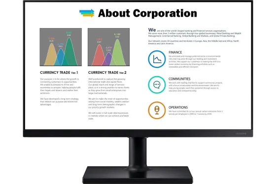Samsung 27" IPS Moniteur, 1920 x 1080 Full HD, 5ms