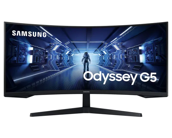 Samsung C34G55TWWPX 34" VA Moniteur, 3440 x 1440 UWQHD, 165Hz, 1ms