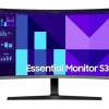 Samsung Essential S39GD moniteur incurvé Full HD 32 pouces avec taux de rafraîchissement de 100 Hz et mode jeu