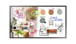 Samsung Flip WM75FX Écran tactile interactif 4K de 75 pouces pour une collaboration efficace