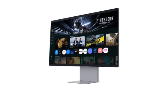 Samsung M90SF Écran QD-OLED 4K intelligent de 32 pouces avec IA, Wi-Fi, Bluetooth et caméra 4K intégrée