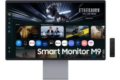 Samsung M90SF moniteur OLED 4K intelligent de 32 pouces avec taux de rafraîchissement de 165 Hz et temps de réponse de 0,03 ms