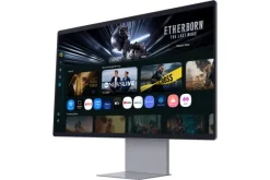 Samsung M90SF moniteur OLED 4K intelligent de 32 pouces avec taux de rafraîchissement de 165 Hz et temps de réponse de 0,03 ms