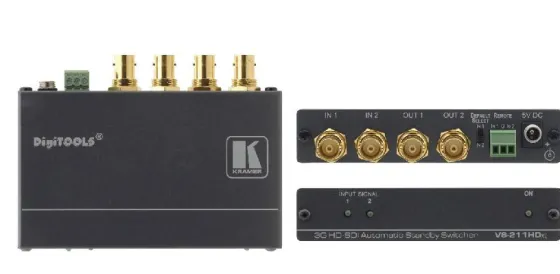 Sélecteur Automatique Kramer VS-211HDxl 3G HD–SDI 2x1:2