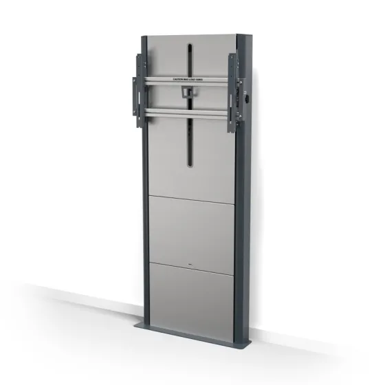 SMS K05-142-62 Support mural/au sol motorisé Presence - Aluminium/Gris foncé