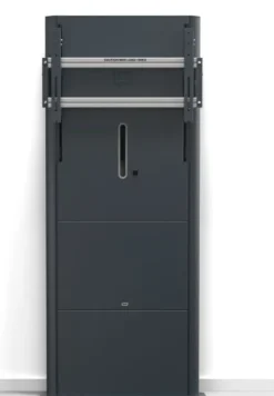SMS New Presence Speed Wall/Floor - Support mural au sol réglable manuellement en hauteur - jusqu'à 98" | max. VESA 600x400 | charge admissible 60-90 kg | gris foncé