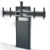 SMS New Presence Wall/Floor VC - Support mural fixe au sol avec support pour caméra - max 2x75" | max.VESA 1000x600 | charge admissible 120kg | gris foncé