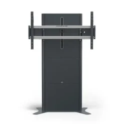 SMS Presence Floor - Support réglable en hauteur par moteur - Mise à jour 2021 - jusqu'à 84" | max. VESA 1000x600| Charge admissible 150kg | gris foncé