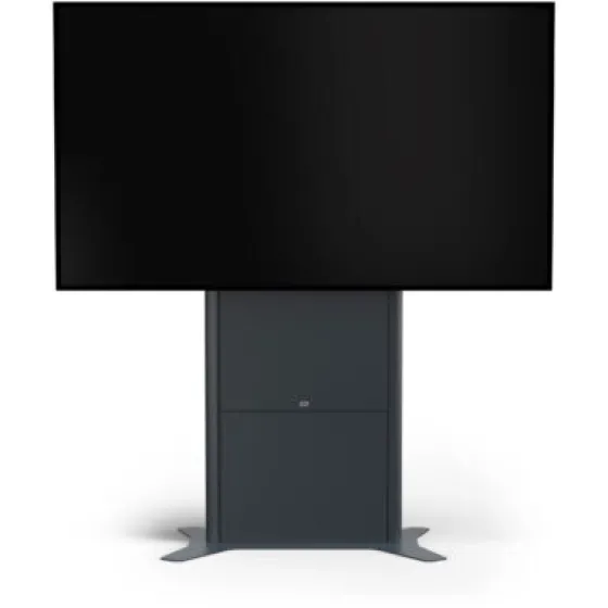 SMS Presence Floor - Support réglable en hauteur par moteur - Mise à jour 2021 - jusqu'à 84" | max. VESA 1000x600| Charge admissible 150kg | gris foncé