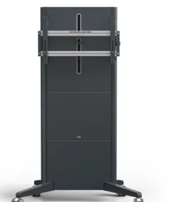 SMS Presence Mobile - Chariot à hauteur réglable par moteur - Mise à jour 2021 - jusqu'à 98" | max. VESA 600x400 | Charge max. 150kg | gris foncé