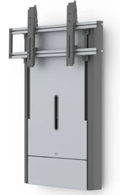 SMS Presence Speed Wall - Support mural réglable en hauteur manuellement - jusqu'à 98" | max. VESA 600x400 | charge admissible : 60-90kg | aluminium/ gris foncé