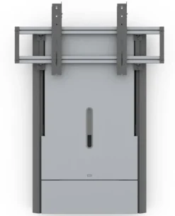 SMS Presence Speed Wall - Support mural réglable en hauteur manuellement - jusqu'à 98" | max. VESA 600x400 | charge admissible : 60-90kg | aluminium/ gris foncé