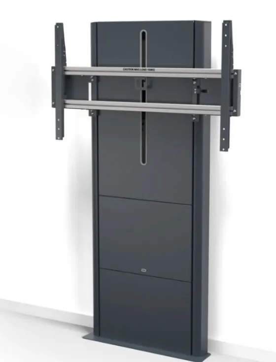 SMS Presence Wall/Floor - Support mural au sol réglable en hauteur par moteur - mise à jour 2021 - jusqu'à 98" | max. VESA 1000x600 | charge max. 150kg | gris foncé