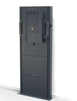 SMS Presence Wall/Floor Flipster - Support mural au sol réglable en hauteur par moteur avec fonction de rotation - mise à jour 2021 - jusqu'à 75" | max. VESA 400x400| charge admissible 50kg | gris foncé