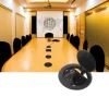 Solution multi–connexion de table Kramer RTBUS-21 - rond encastré avec ouverture pneumatique, découpe de 110 mm, argent