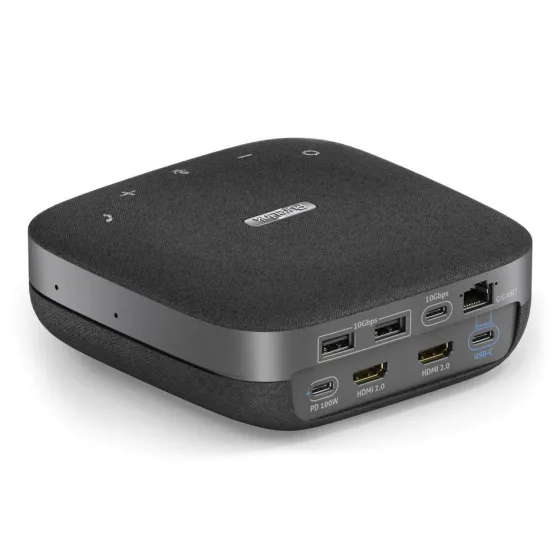 Station Vuelogic VL-SD200 Speaker Dock - Combinaison d'un haut-parleur, d'un microphone et d'une station d'accueil - Prise en charge 4K