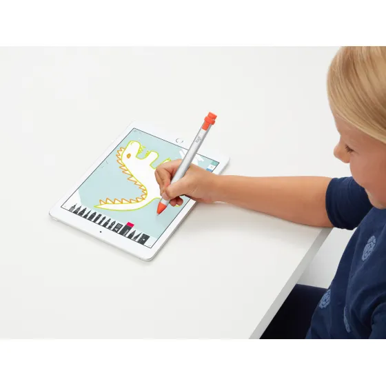 Stylet numérique Logitech Crayon pour iPad, orange