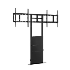 Support colonne fixe Pro-Tower Wall Dual pour 2 écrans - 55"-65", noir (fixation murale/sol)