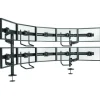 Support de bureau Chief KONTOUR K4G520B pour 5x2 écrans de 19"-24" - noir (réglable en profondeur et inclinable)