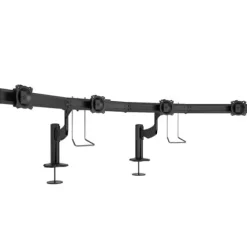 Support de bureau Chief KONTOUR K4G410B pour 4x1 écrans de 19"-24", noir (inclinable)