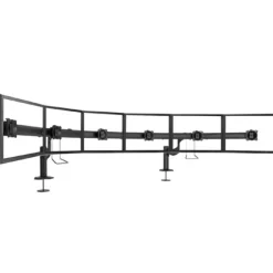Support de bureau Chief KONTOUR K4G410B pour 4x1 écrans de 19"-24", noir (inclinable)