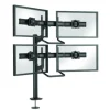 Support de bureau Chief KONTOUR K4G220B pour 2x2 écrans de 19"-24" - noir (réglable en profondeur, inclinable et pivotant)