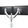 Support de bureau Chief Kontour K1C220W réglable en hauteur et vissable, avec bras articulés pour 2 moniteurs