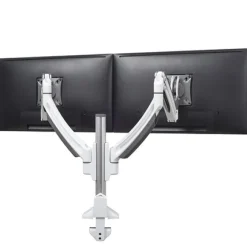 Support de bureau Chief Kontour K1C220W réglable en hauteur et vissable, avec bras articulés pour 2 moniteurs