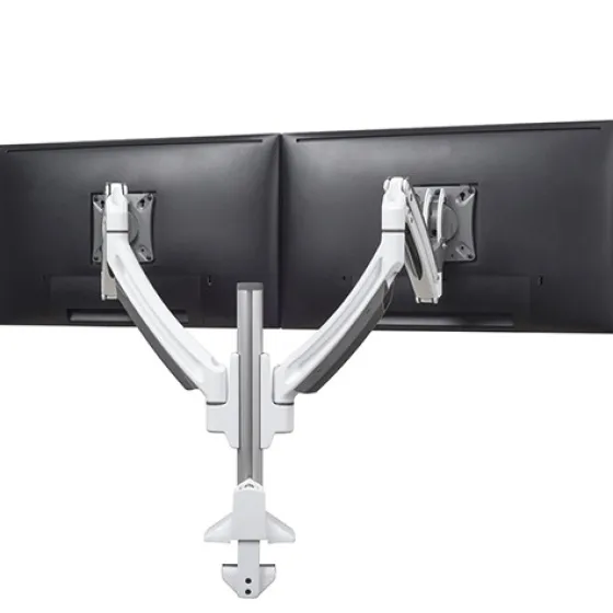 Support de bureau Chief Kontour K1C220W réglable en hauteur et vissable, avec bras articulés pour 2 moniteurs