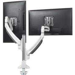 Support de bureau Chief Kontour K1C220W réglable en hauteur et vissable, avec bras articulés pour 2 moniteurs
