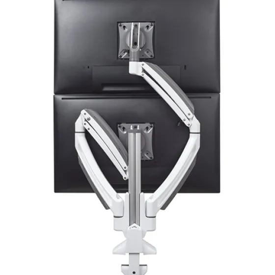 Support de bureau Chief Kontour K1C220W réglable en hauteur et vissable, avec bras articulés pour 2 moniteurs
