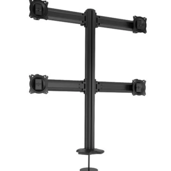 Support de bureau Chief K3G220B pour 2x2 écrans de 27" - noir (réglable latéralement et pivotant)