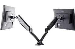Support de bureau iiyama DS3002C-B1 à bras pneumatique articulé, pour 2 écrans