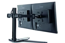 Support de bureau iiyama DS1002D-B1 sur pied, pour 2 écrans