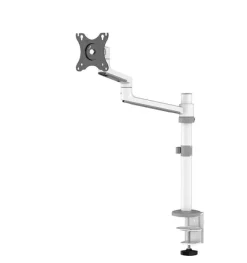 Support de bureau Neomounts DS60-425WH1 pour écran 27" - blanc (inclinable, rotatif et pivotant)