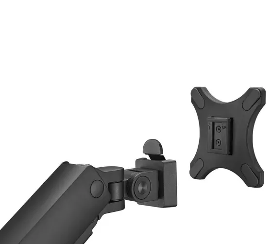 Support de bureau Neomounts DS70S-950BL1 pour écran incurvé 17"-49" - noir (inclinable, rotatif et pivotant)