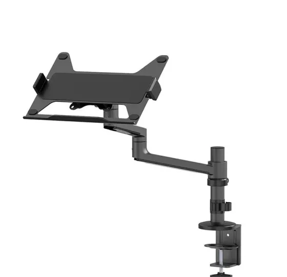 Support de bureau Neomounts DS20-425BL1 pour ordinateur portable de 11,6"-17,3"- noir (inclinable, rotatif et pivotant)